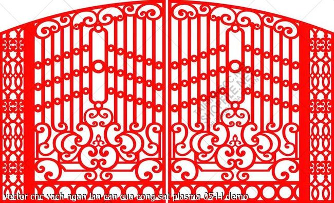 vector cnc vach ngan lan can cua cong sat plasma 0544